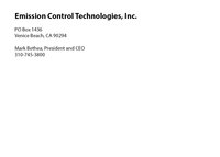 Emission Control Technologies logo