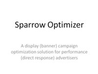 Sparr0w Optimization Solutions logo