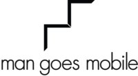 man goes mobile logo