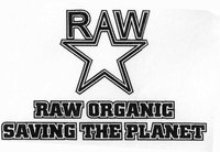 Raw Organic Saving The Planet logo