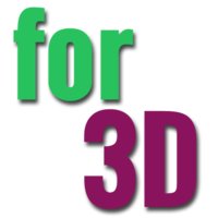 for 3D logo