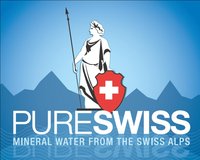 PURE SWISS mineral water logo