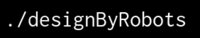 DesignByRobots logo
