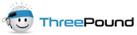 Three Pound logo