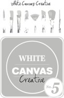 white canvas creative logo