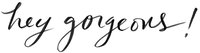 Hey Gorgeous / Madison Plus Select logo