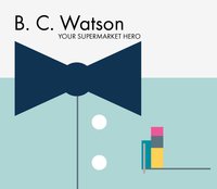 B. C. Watson, Your Supermarket Hero logo