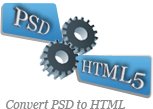 PSD to HTML Five logo