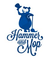 Hammer and Mop logo