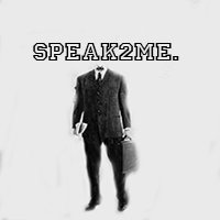 Speak2Me. logo