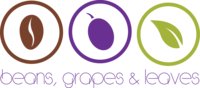 Beans Grapes and Leaves logo