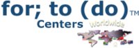 for; to (do) Centers logo