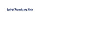 Sale of Promissory Note logo