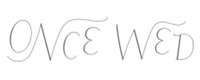Once Wed logo