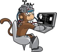 Datamonkey logo