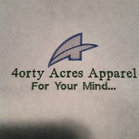 4orty acres apparel for your mind llc logo