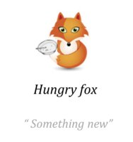 Hungry fox logo
