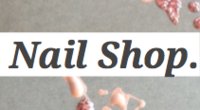 NAIL SHOP logo