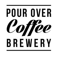 Pour over coffee brewery logo