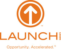 Launch Leads: Technology + People =Sales logo